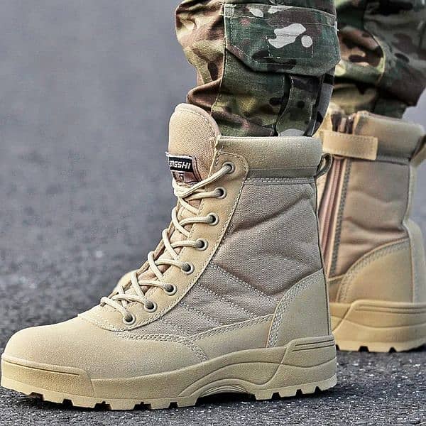 Swat Hiking Shoes, military Style New Long Shoes,(on Factory Price) 4