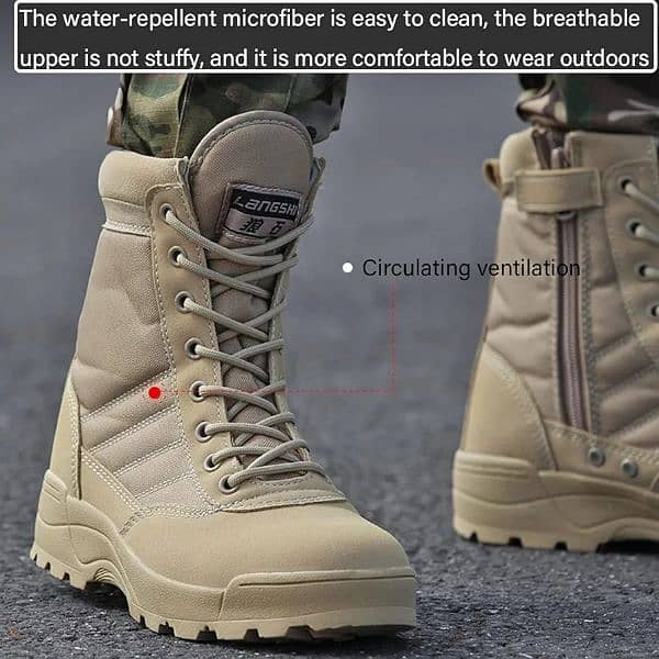 Swat Hiking Shoes, military Style New Long Shoes,(on Factory Price) 5