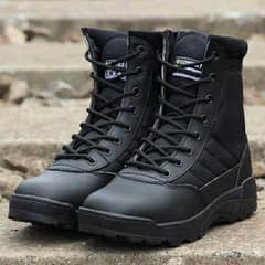 New Black Army, Police, Military Lond Swat Shoes available in Quantity 0