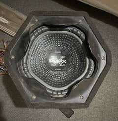 12” sony xpload car buffer sound system with amplifier and wiring