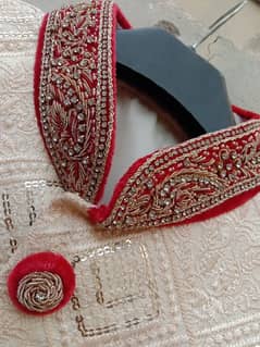 sherwani hand work setara fabric