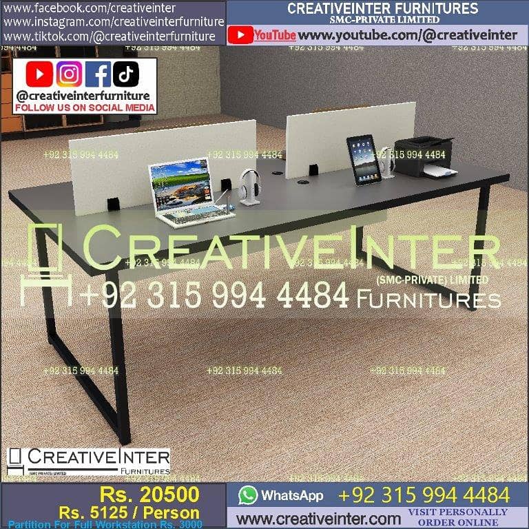 Office Conference Tables Side Reception Desk Counters Workstations 8