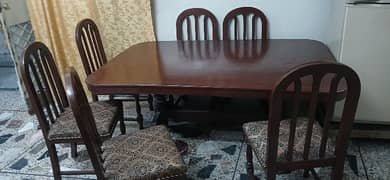 TABLE WITH 6 CHAIRS