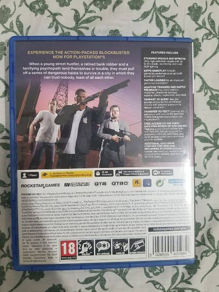 GTA5, PS5 brand new condition slightly used. 3