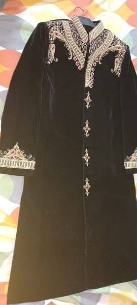 sherwani with kula & khussa urgent sale 0