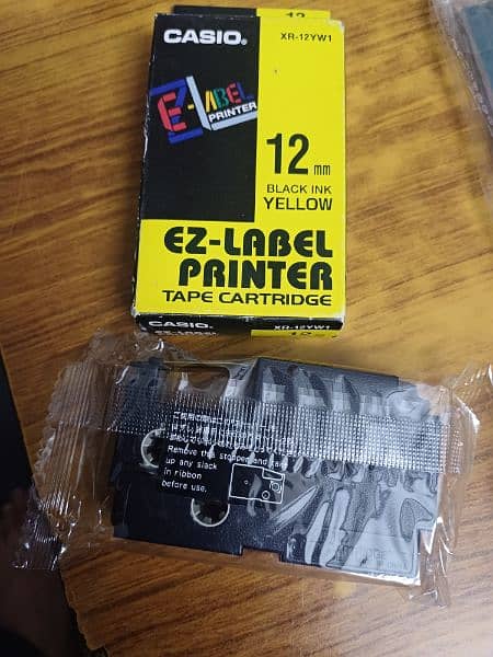 Casio EZ-Label Printer Tape Cartridge New Packed 0