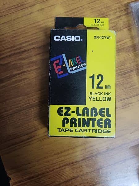 Casio EZ-Label Printer Tape Cartridge New Packed 3