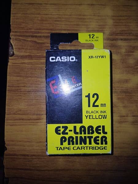 Casio EZ-Label Printer Tape Cartridge New Packed 4