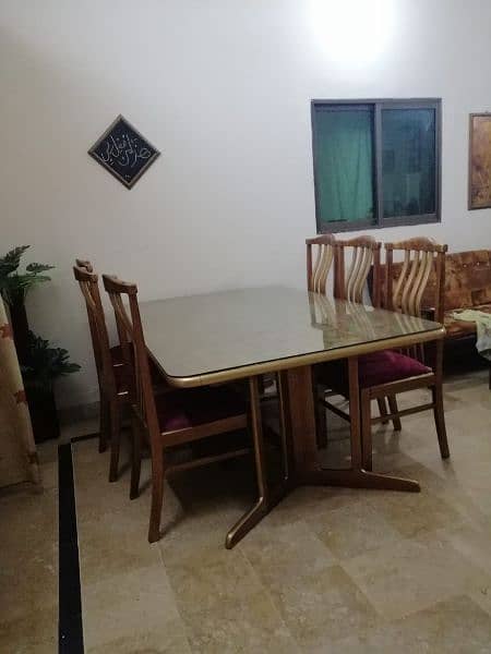 six seater Solid Dining table 0