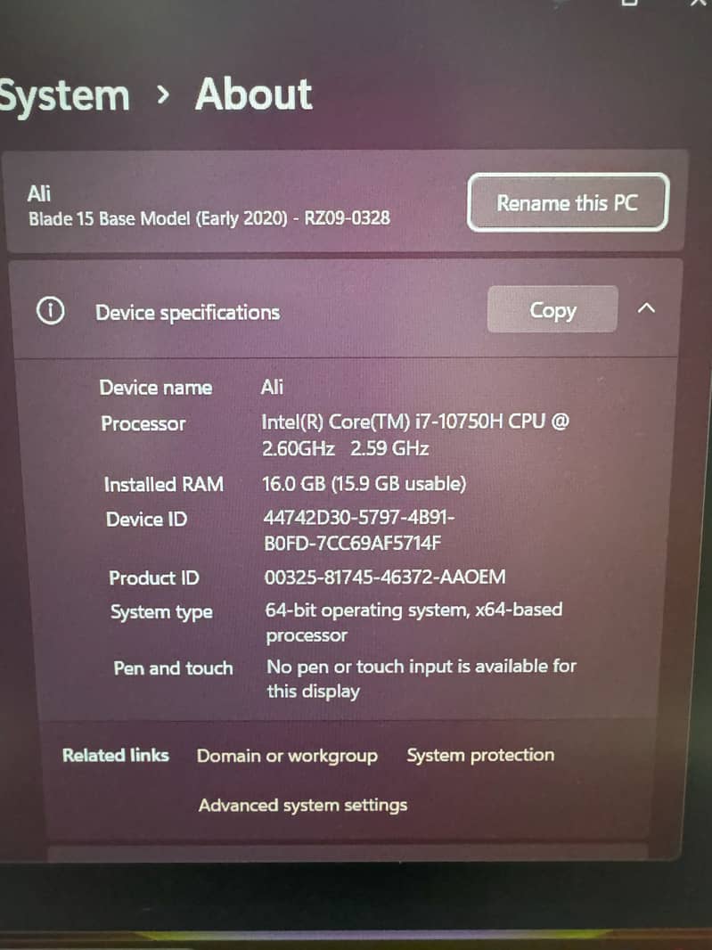 Razer Blade 15 RTX 2070 Gaming Laptop High End 1