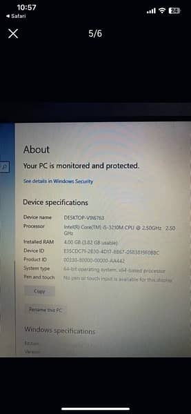 lenovo laptop with additional ssd attached crystal screen 4