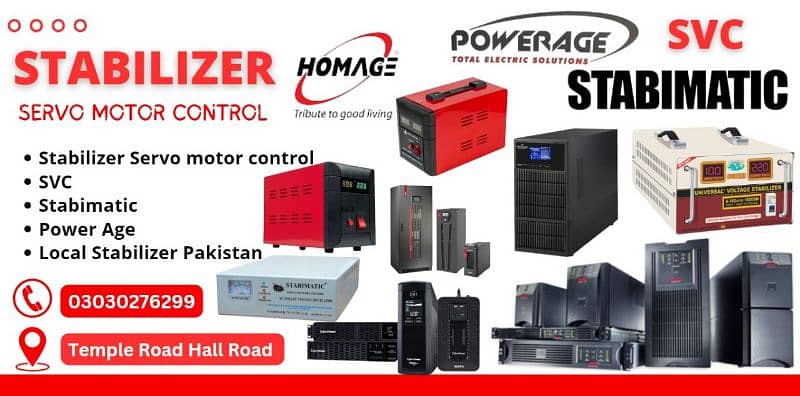 stabilizer Servo Motor 1kva upto 900kva Power Age Stabimatic  Brand 0