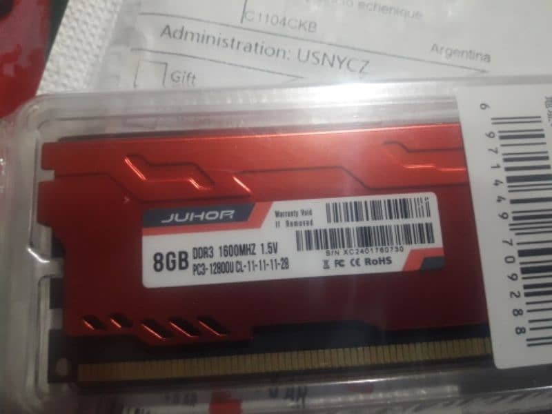 RAM 8GB NEW STICK HEAT SINK Computer LAPTOP  RAMS 8GB 5