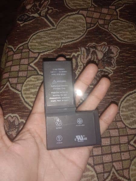 iPhone x battery new  only 3day use 0