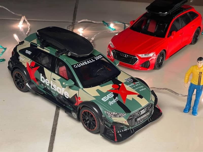 Audi RS6 Modified Vehicles Model car Alloy Diecast 18