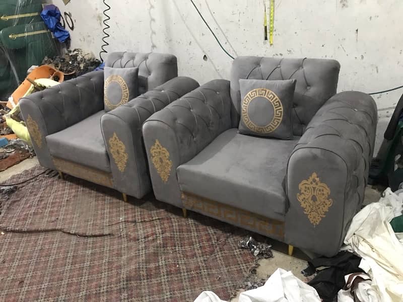 Sofa set / L Shape sofa / Cheaster sofa / Wooden sofa 16