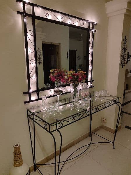 wrought iron console 1