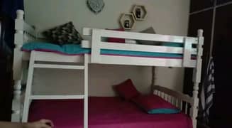 Kids Wooden Bunk Bed 0