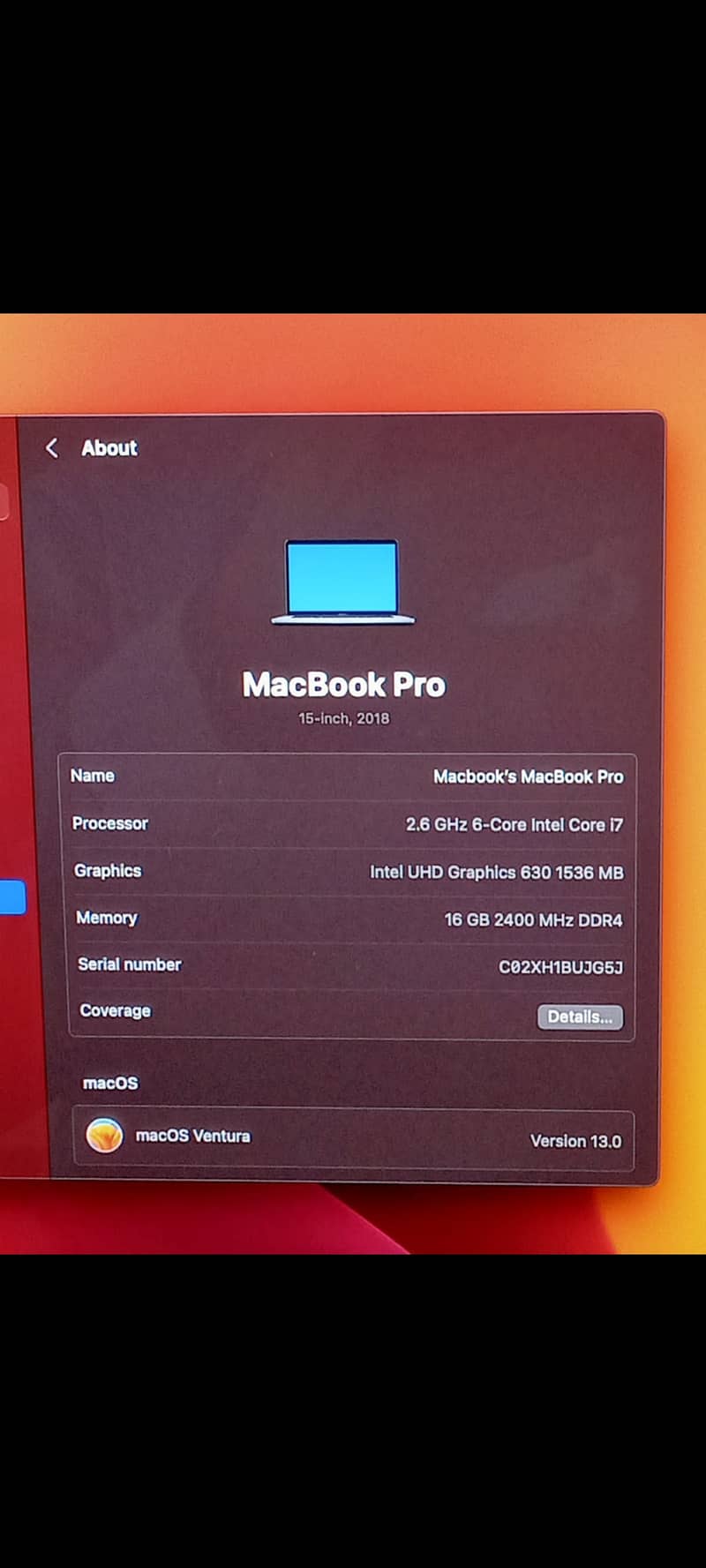 MacBook Pro 2018 & 2019 15" Display with 4GB Graphics 4