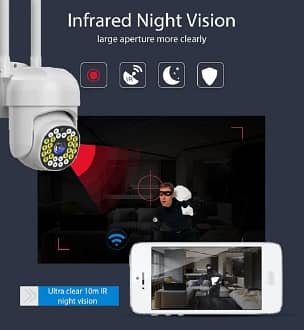 Ptz Wifi Camera Hb66 2mp 1080p Outdoor Cctv Security Camera 4x Digital 7