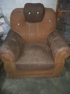 single piece sofa chair.