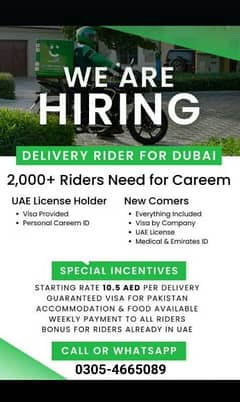 UAE rider Visa Available at Cheapest price