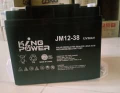 12V 38Ah King Power Dry Battery / Maintenance free battery