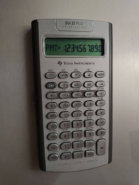 BA2 PLUS TEXAS INSTRUMENTS FINANCIAL IMPORTED CALCULATORS CFA ...