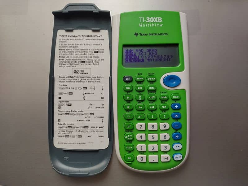 TEXAS INSTRUMENTS TI-30XB ,TI-30X PRO, TI-36X PRO MULTIVIEW CALCULATOR 6