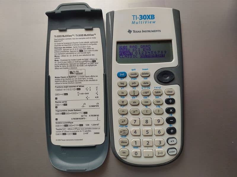 TEXAS INSTRUMENTS TI-30XB ,TI-30X PRO, TI-36X PRO MULTIVIEW CALCULATOR 3