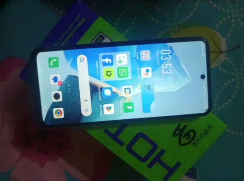 Infinix hot 30 play 4+4 64 10 by 10 condition full box 1