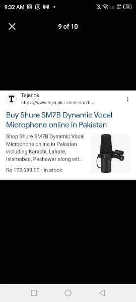 shure sm 7b most professional dynamic  Mic for studio and podcast 4