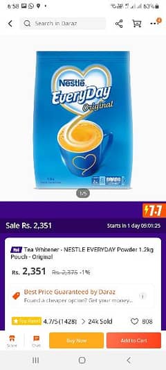 Everyday Milk Powder NESTLE in cutting (Reasonable) rate