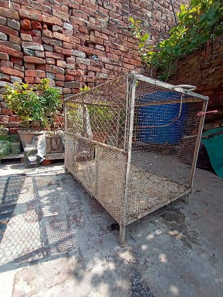 Metallic Large Cage for Birds and Hens 0