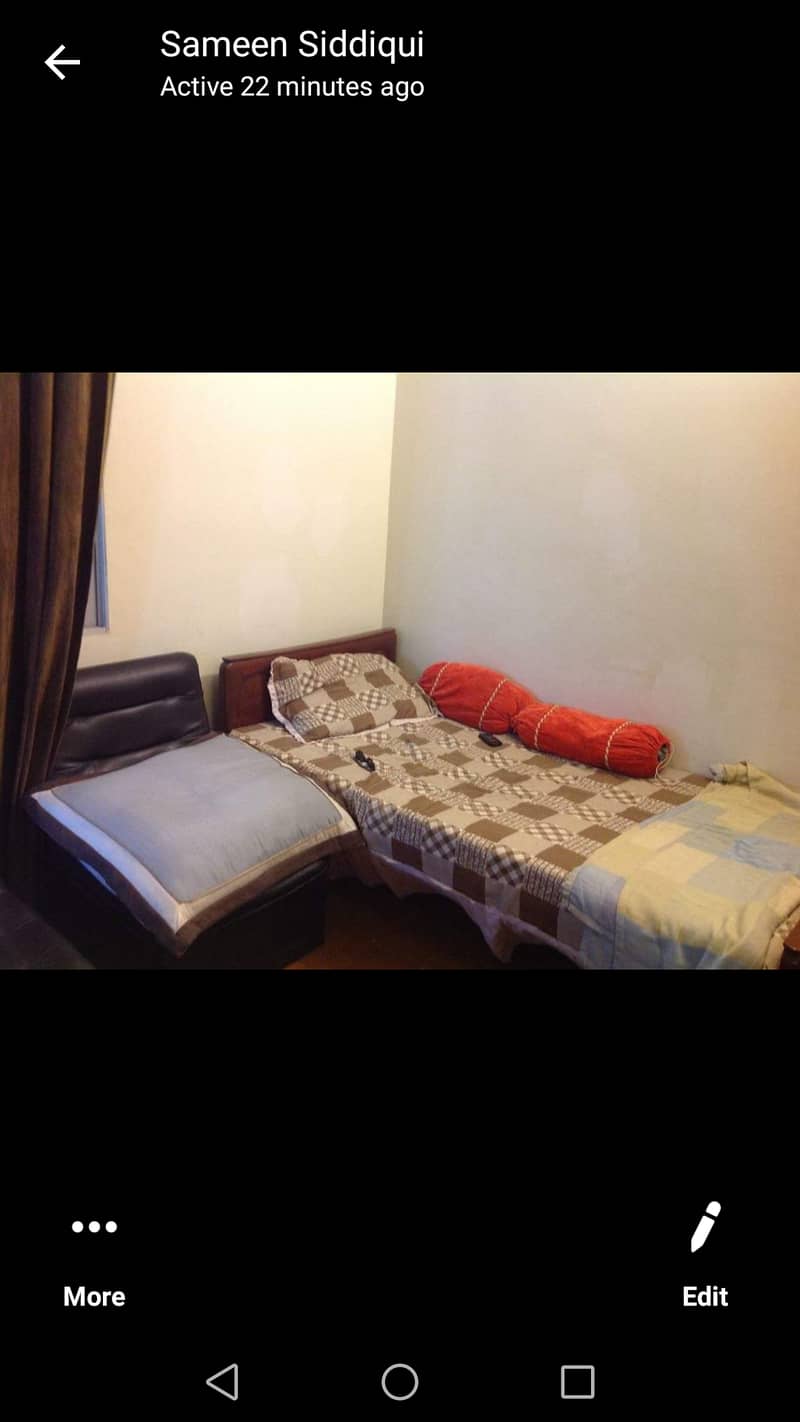 Furnished flat paying guest gulshan e Iqbal karachi 10