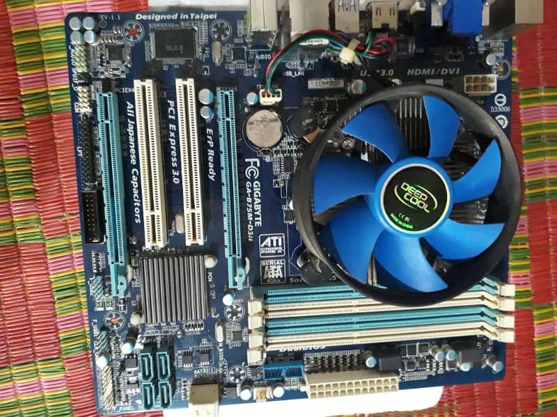 gigabyte b75m-d3h motherboard bios foult 3