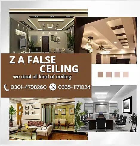 False Ceiling/Plastic Paris Ceiling/pop Ceiling/Ceiling work at lahore 5