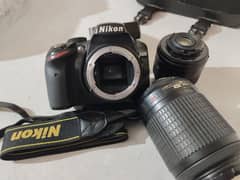 Nikon d3200 with 18-55 and 55-200 Lens