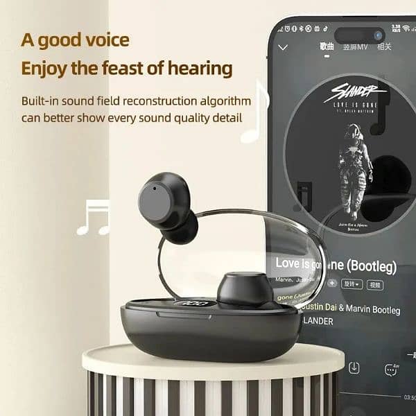 T62 Wireless Earbuds V5.3 ANC LED Digital Display 2