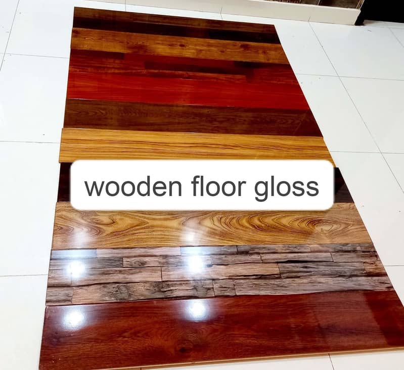 wood floor vinyl floor grass carpet glass paper blinds Lahore 16