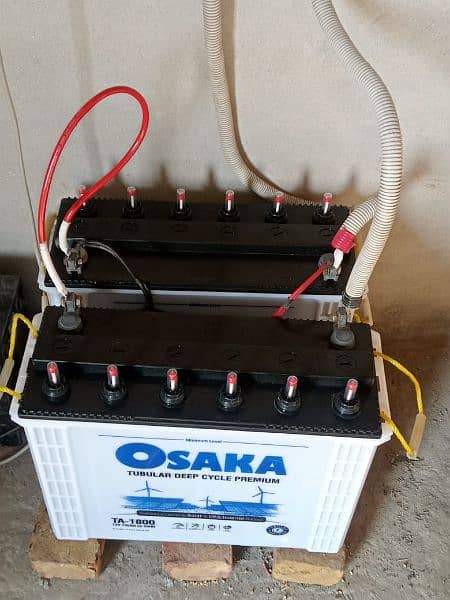 1.2Kw complete solar system tublar 260AH battery 5