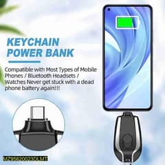 Keychain PowerBank for Type C & Iphone