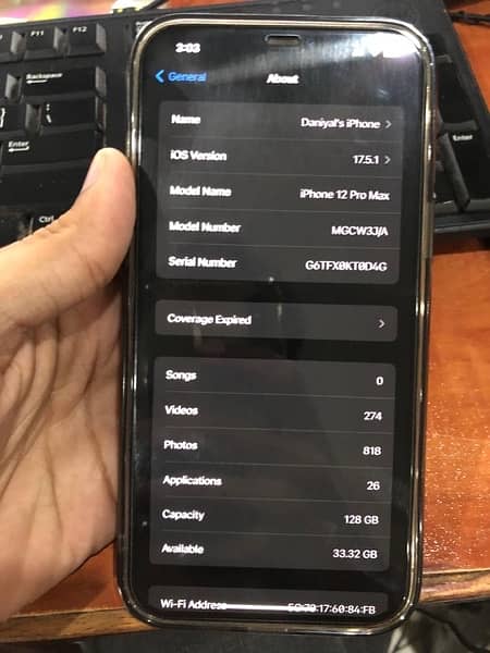 iPhone 12 pro max pta approved with box 4