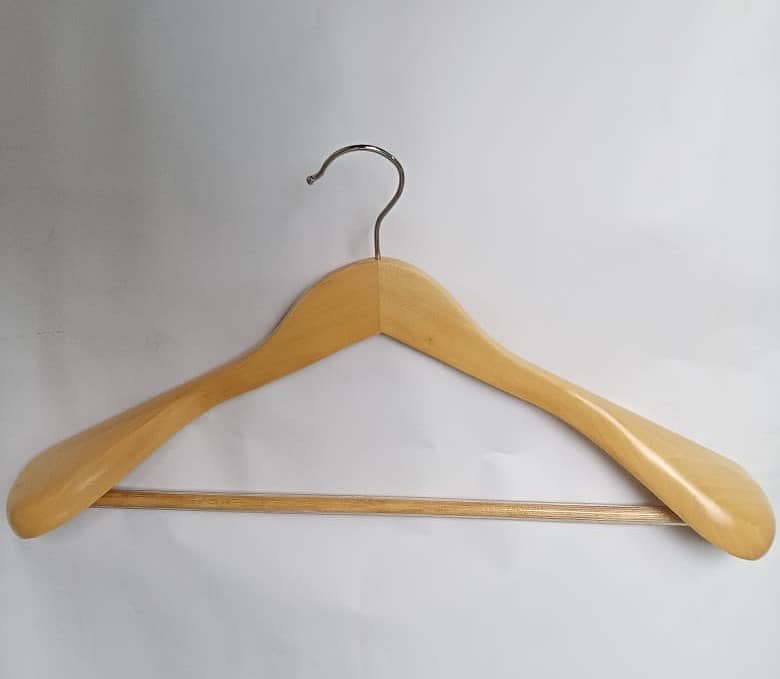 Wooden Coat Hanger (dark brown) (brown) 2