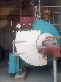 For Sale Fire Tube Boiler (Used) 686 Sq. Ft / 2.5 Tons Per Hour