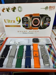 Smart watch 7 straps with cover box pack