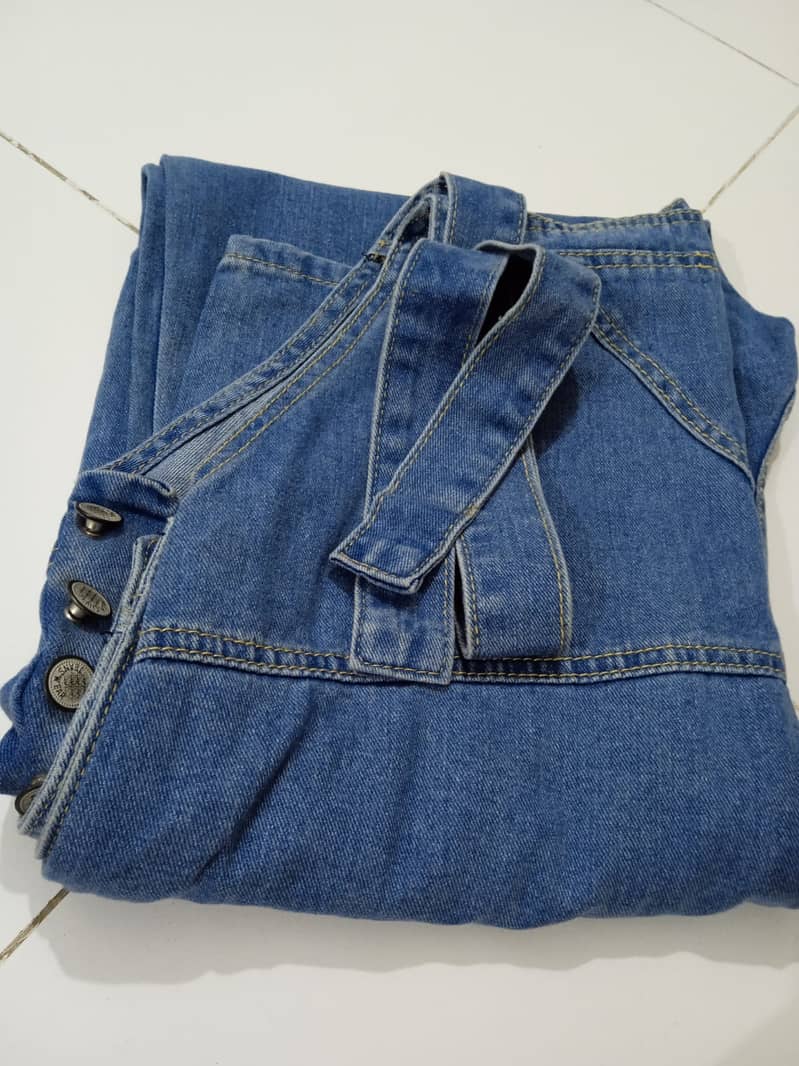 Girls DENIM Dungaree Purchased from Malaysia (HIGH QUALITY) 2