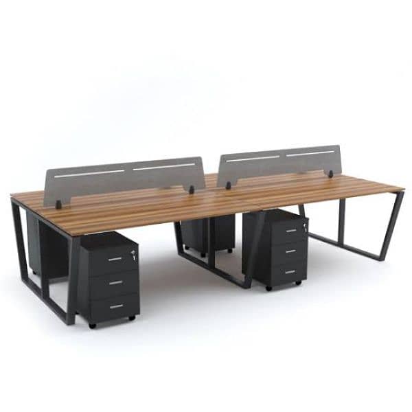 office workstation office table 4x4 ft 2