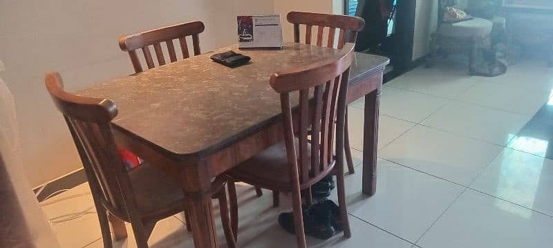 marble top dining table 1