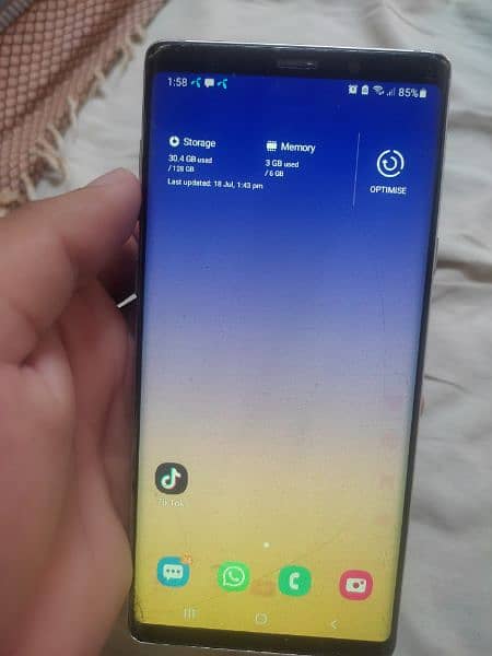 Samsung Galaxy note 9 8